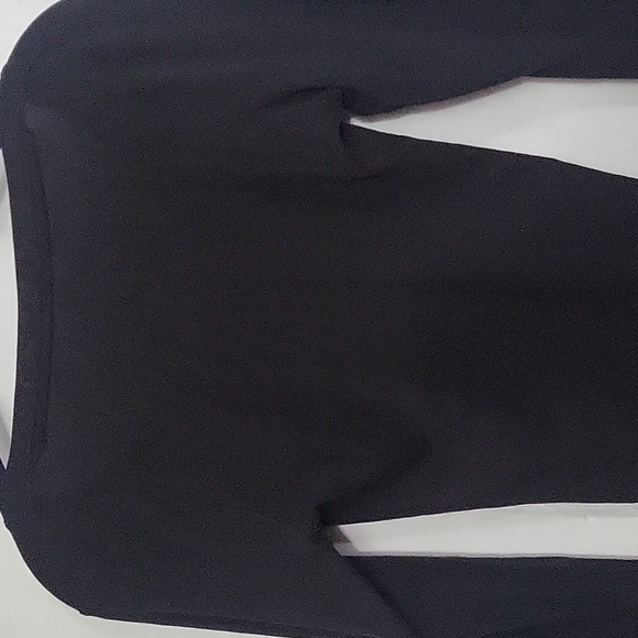 Faded Black V-Neck Long Sleeve Tee - Picture 5 of 6
